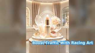 Full Size Racing Car Sculpture for Commercial Displays