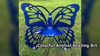 Outdoor Animal Sculptures Seating Art