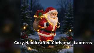 Handcrafted Christmas Lanterns for Cozy Holiday Decor