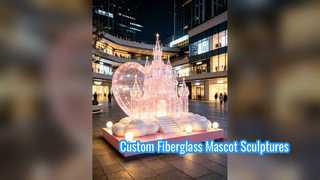 Custom Fiberglass Bunny Mascot for Commercial Displays