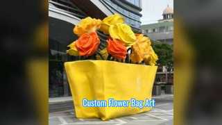 Custom Flower Bag Sculptures Decor