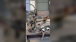  Grade Stainless Steel Sculpture Custom Made