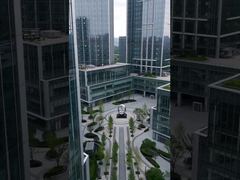 Mirror Polished 304 Stainless Steel Double Helix Public Art Sculpture 
