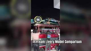 Compare Different F1 Team Livery Racing Car Models Collection