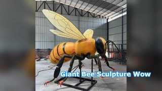 Giant Bee Sculpture Outdoor Garden Display