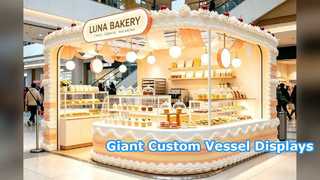 Custom Giant Fiberglass Vessel Models for Commercial Display