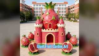 Giant Fruit Garden Sculptures