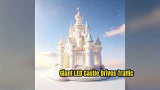 12m Giant LED Dream Castle Mall Attraction Landmark