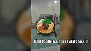 This Giant Noodle Sculpture Makes Your Shop Go Viral!
