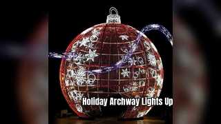 3D LED Christmas Archway Outdoor Light