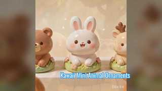 Cute Mini Animal Figurines | Forest Ocean Farm Pet Resin Ornaments Blind Box Decor