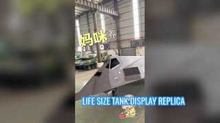 1:1 Life Size Decorative Tank Display Model | Large Metal Themed Ornament Replica
