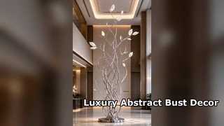 Elegant Abstract Female Bust Sculpture Luxury Decor