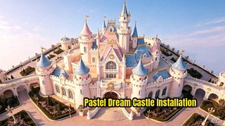 The Most Magical Photo Spot Ever: Giant Fairytale Castle Decor
