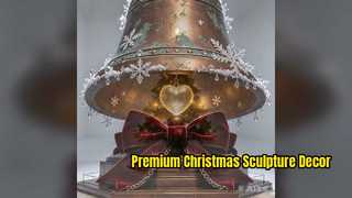 Luxury Christmas Decor Sculptures | Premium Holiday Ornaments for Home & Commercial Display