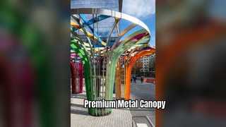 Premium Metal Canopy Architecture Garden Mall City