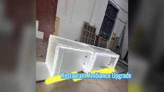 Illuminated Ice Tables for Restaurants