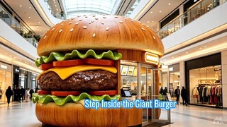 Giant Hamburger Store Pop-Up: The Most Instagrammable Food Spot in the Mall