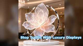 Custom Giant Perfume Bottle Displays for Retail Stores