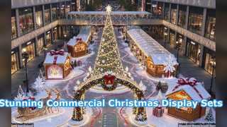 Commercial Christmas Display Sets for Parks and Plazas