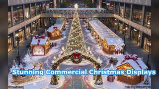 Commercial Christmas Display Sets for Parks and Plazas