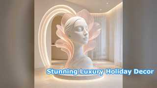 Luxury Commercial Christmas Light Sculptures for Events