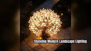 Modern LED Tree Sculpture for Stunning Outdoor Landscapes