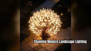 Modern LED Tree Sculpture For Stunning Outdoor Landscapes