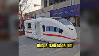 Cartoon Train Model Office Decor Gift