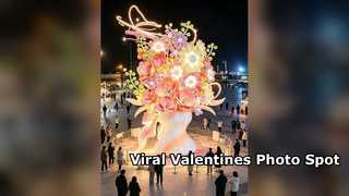 Commercial Valentines Day Photo Spot Installation