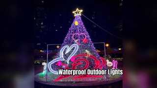 Waterproof LED Christmas Tree Lights Outdoor